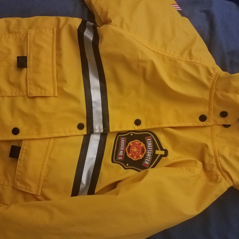 4T Boys Firefighter Raincoat